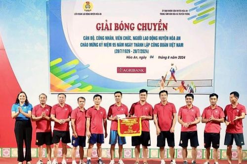 Giải Bóng chuyền nam, nữ công nhân, viên chức, người lao động huyện Hòa An