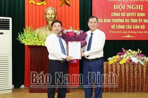 Chỉ định Phó Bí thư Thành ủy, bổ nhiệm Chủ tịch thành phố giữ chức Trưởng ban Dân vận Tỉnh ủy