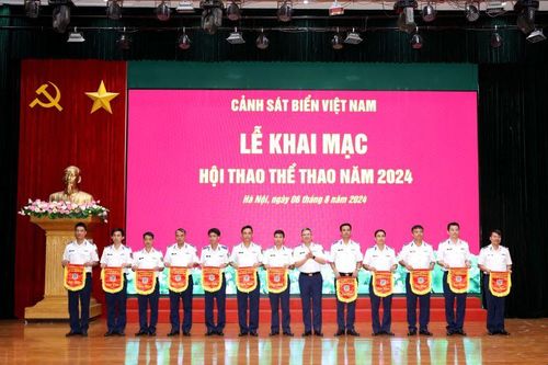 Cảnh sát biển Việt Nam: Khai mạc Hội thao Thể thao năm 2024