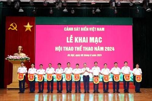 Cảnh sát biển Việt Nam: Khai mạc Hội thao thể thao năm 2024