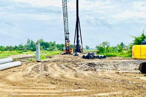 Thí điểm vật liệu thay cát san lấp công trình