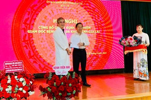TS Nguyễn Đăng Bảo được bổ nhiệm Giám đốc BV Đa khoa tỉnh Gia Lai