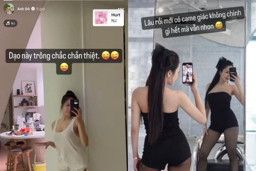 Khoe dáng trước gương, hotgirl Trâm Anh tự nhận 'chắc chắn'