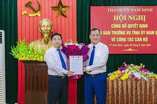 Nam Định luân chuyển, điều động nhiều cán bộ chủ chốt
