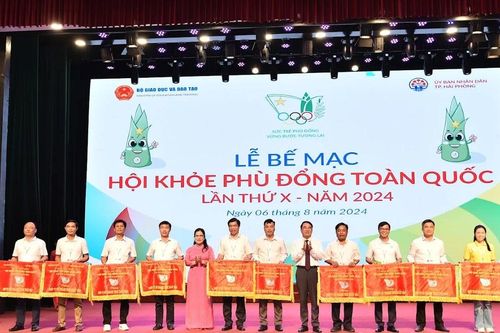 Hội khỏe Phù Đổng toàn quốc lần thứ X năm 2024: Trao 271 bộ huy chương