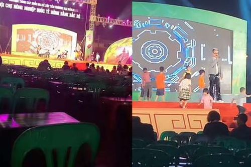 Nam ca sĩ triệu view một thời đi hát hội chợ, khán giả thưa thớt ngồi xem