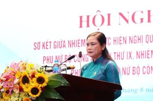 Nhiều công trình, phần việc của phụ nữ Công an ghi dấu ấn mạnh mẽ với nhân dân cả nước