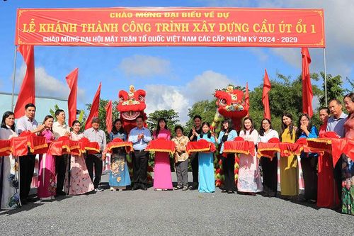 Khánh thành cầu Út Ổi 1 và khởi công xây dựng cầu Út Ổi 2