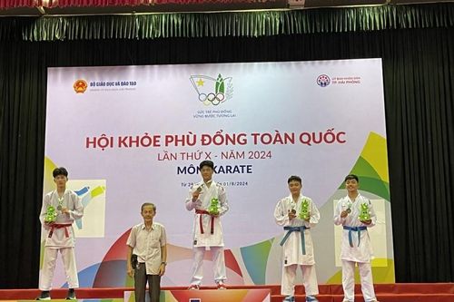 Đoàn thể thao học sinh Lạng Sơn giành 88 huy chương tại Hội khỏe Phù Đổng toàn quốc