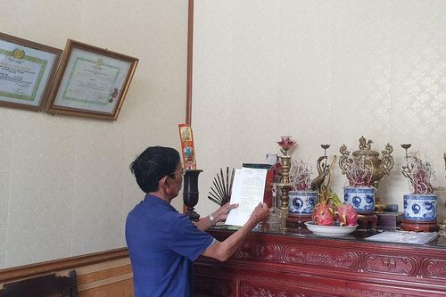 Thân nhân bị cắt tiền thờ cúng liệt sỹ, Chủ tịch xã ở Thái Bình nhận thiếu sót