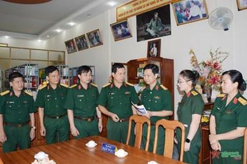 Ban chỉ đạo Đề án 1371, Bộ Quốc phòng khảo sát tại Binh đoàn 15