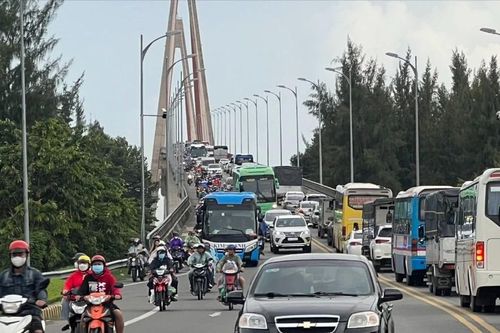 Thử tải và sửa chữa cầu Rạch Miễu từ ngày 13 đến 15-8