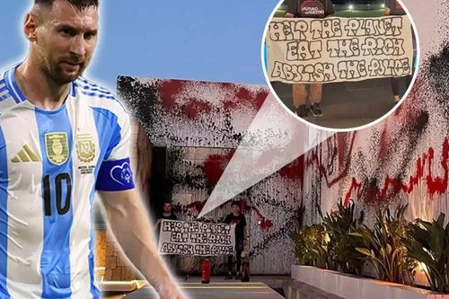 Chùm ảnh: Biệt thự 9 triệu bảng của Messi bị phá hoại