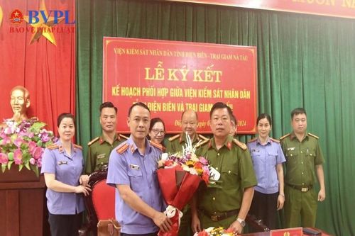 VKSND tỉnh Điện Biên và Trại giam Nà Tấu - Bộ Công an ký Quy chế phối hợp