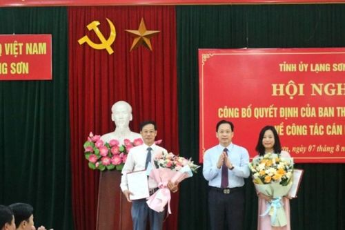 Lạng Sơn bổ nhiệm nhiều vị trí lãnh đạo chủ chốt sở, ban, ngành