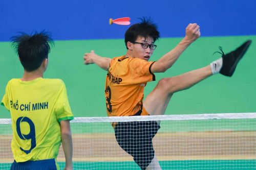Những hình ảnh đặc sắc môn đá cầu tại Hội khỏe Phù Đổng toàn quốc lần thứ X