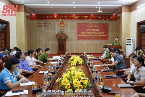 Như Xuân: Ra mắt mô hình 'Doanh nghiệp với công tác tái hòa nhập cộng đồng'