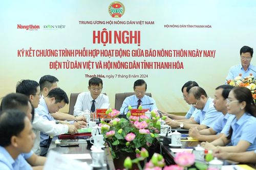Báo Nông thôn Ngày nay/điện tử Dân Việt và Hội Nông dân tỉnh Thanh Hóa đồng hành tiếp sức cùng nông dân