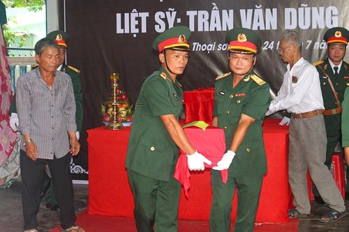 Ngày liệt sĩ Trần Văn Dũng... trở về!