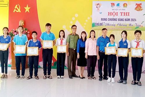 Huyện đoàn An Phú tổ chức Hội thi 'Rung chuông vàng' về phòng, chống ma túy