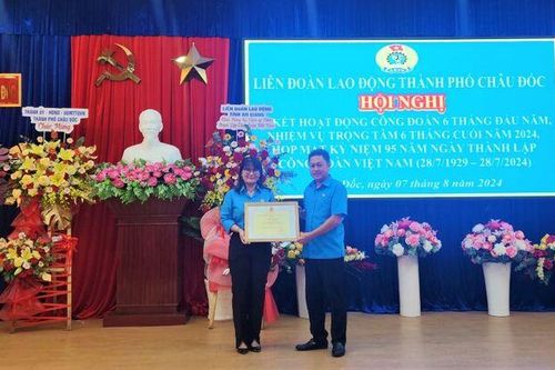 Liên đoàn Lao động TP. Châu Đốc chăm lo, bảo vệ đoàn viên và người lao động