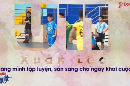 U11 Xuân Lộc căng mình tập luyện, sẵn sàng cho ngày khai cuộc