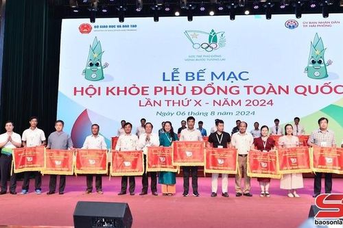 Sơn La xếp thứ 17/63 về huy chương tại Hội khỏe Phù Đổng toàn quốc lần thứ X năm 2024