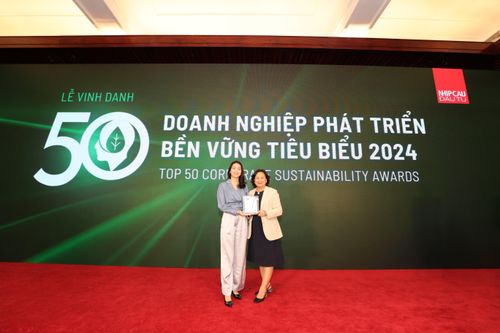 Mondelez Kinh Đô đạt Top 50 doanh nghiệp phát triển bền vững 2024