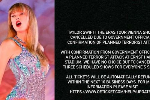 Taylor Swift phải hủy các đêm diễn The Eras Tour tại Áo do lo ngại khủng bố