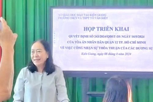 Nguyên Giám đốc Sở GD&ĐT Kiên Giang xin lỗi một cựu hiệu trưởng