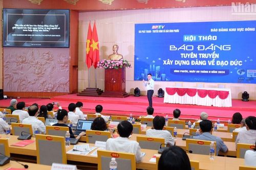 Phát huy vai trò của Báo Đảng trong xây dựng Đảng về đạo đức