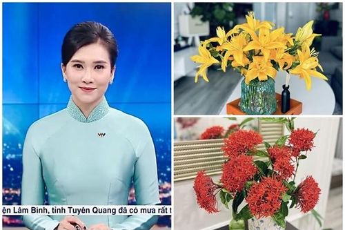 Không gian sống ngập hoa tươi đẹp mê mẩn của BTV Khánh Trang
