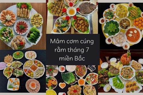 Mâm cơm cúng Rằm tháng 7 ở miền Bắc đúng nghi lễ và truyền thống