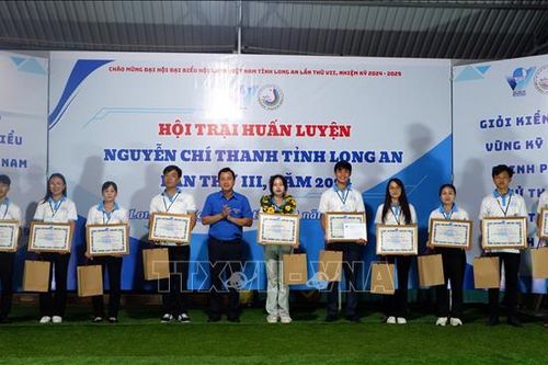 Bế mạc Hội trại huấn luyện Nguyễn Chí Thanh tỉnh Long An