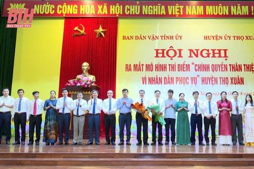 Thọ Xuân ra mắt mô hình thí điểm 'Chính quyền thân thiện, vì Nhân dân phục vụ'