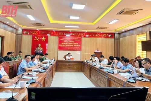 Giao ban cụm các huyện, thị xã, thành phố biên giới biển