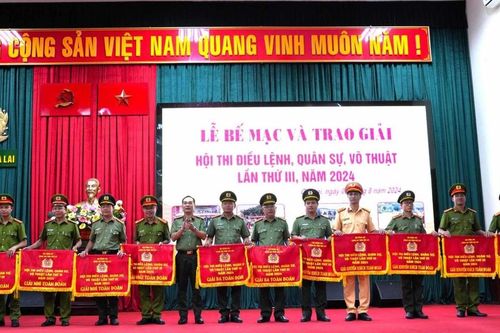 Công an Gia Lai bế mạc Hội thi điều lệnh, quân sự, võ thuật lần thứ III năm 2024