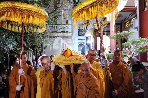 Lễ nhập kim quan Hòa thượng Thích Huệ Thành - nguyên Trưởng ban Trị sự GHPGVN tỉnh Cà Mau