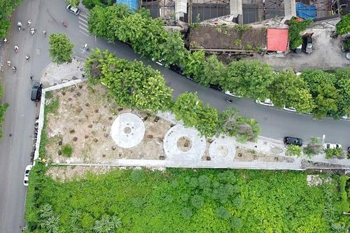 Hà Nội: Sắp hoàn thiện vườn hoa, cây xanh trên phần đất của dự án 94 Lò Đúc