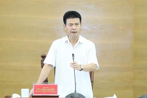 Miễn nhiệm chức vụ Phó Chủ tịch UBND tỉnh Vĩnh Phúc của ông Vũ Chí Giang