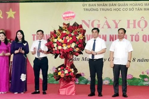 Quận Hoàng Mai tổ chức 'Ngày hội toàn dân bảo vệ an ninh Tổ quốc'