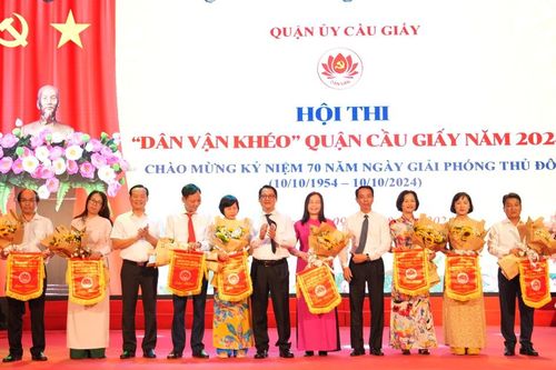 Khai mạc Hội thi 'Dân vận khéo' quận Cầu Giấy năm 2024