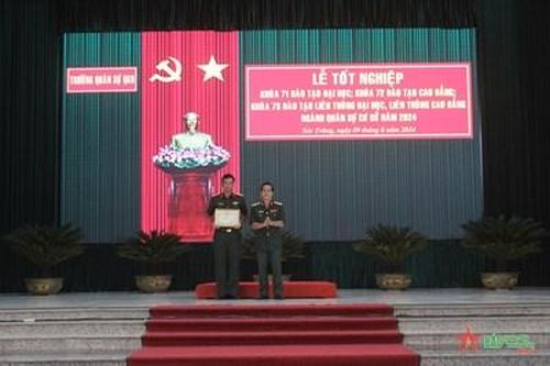 Quân khu 9: 156 học viên các khóa đào tạo ngành quân sự cơ sở hoàn thành khóa học