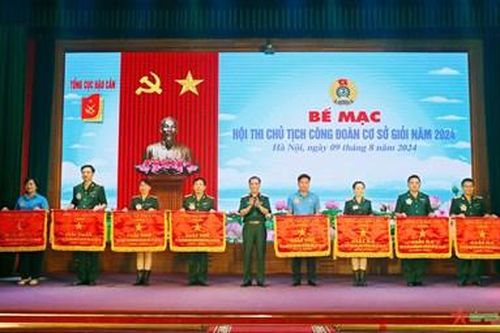 Hội thi Chủ tịch Công đoàn cơ sở giỏi năm 2024 của Tổng cục Hậu cần thành công tốt đẹp