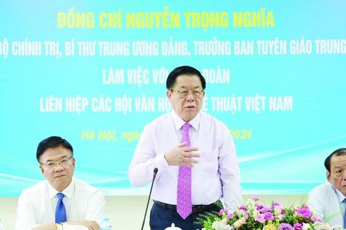 Phát huy mạnh mẽ năng lực sáng tạo của văn nghệ sĩ