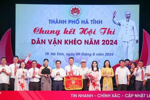 Lãnh đạo tỉnh dự Chung kết Hội thi 'Dân vận khéo' TP Hà Tĩnh
