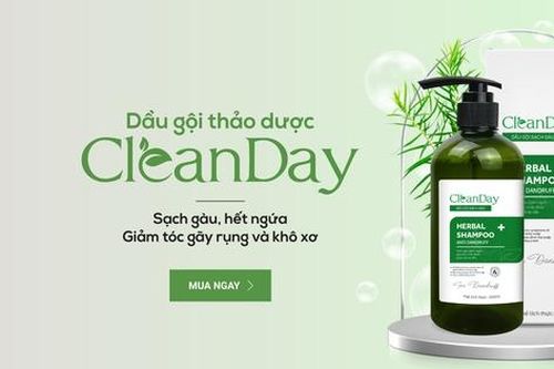 Dầu gội thảo dược CleanDay sạch gàu nuôi dưỡng tóc