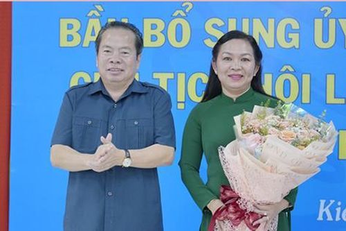 Bà Lý Anh Thư được bầu làm Chủ tịch Hội LHPN tỉnh Kiên Giang
