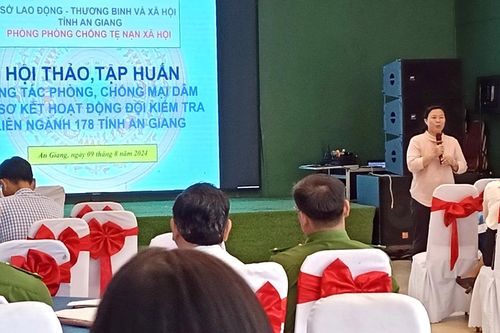 Sở Lao động – Thương binh và Xã hội tỉnh An Giang tổ chức Hội thảo, tập huấn công tác phòng, chống mại dâm