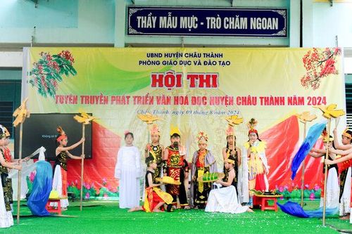 Châu Thành tổ chức Hội thi Tuyên truyền phát triển văn hóa đọc